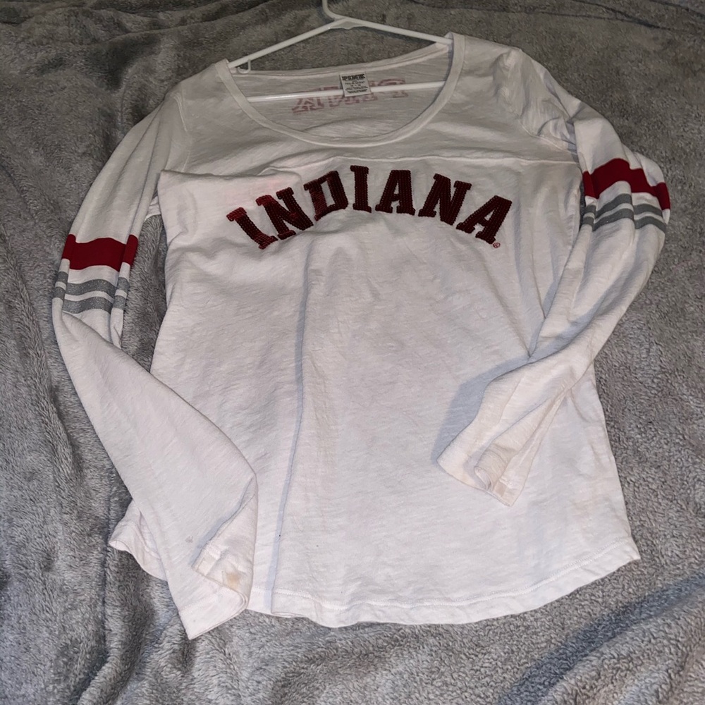 Pink Indiana bling shirt size large